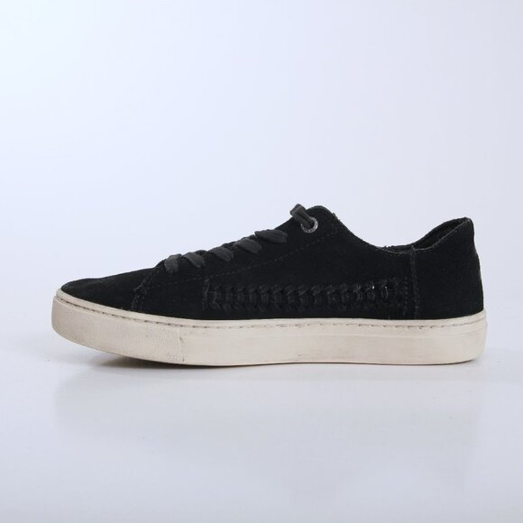 Toms Lenox Suede Sneakers in Black Women Size 6.5 - Picture 6 of 12